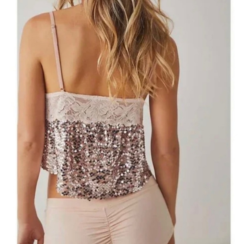 🆕️ Free People Sequin Cami - Picture 2 of 4